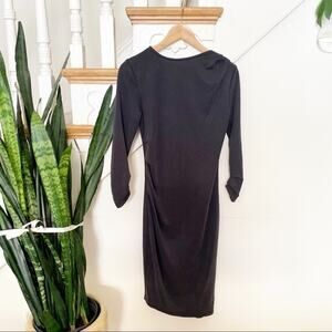 Topshop charcoal soft scrunched up mini dress 2